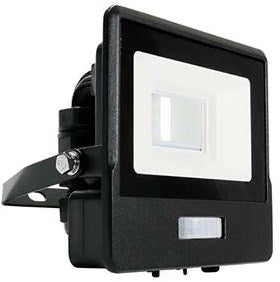 V-tac LED-Bauleuchte | 10w | 3000k | IP65 | mit Sensor | Körper schwarz - 9335200