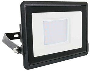 V-tac LED-Bauleuchte 30 W 6500 K Schwarz + Kabeleinführung – 9332125