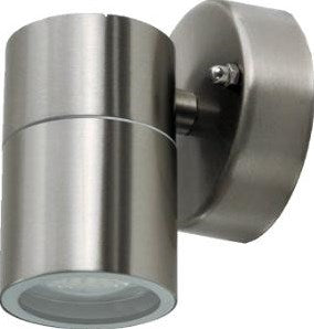 V-tac Wandleuchte Edelstahl | 1xgu10 | ip44 | 8,5 cm hoch - 5086000