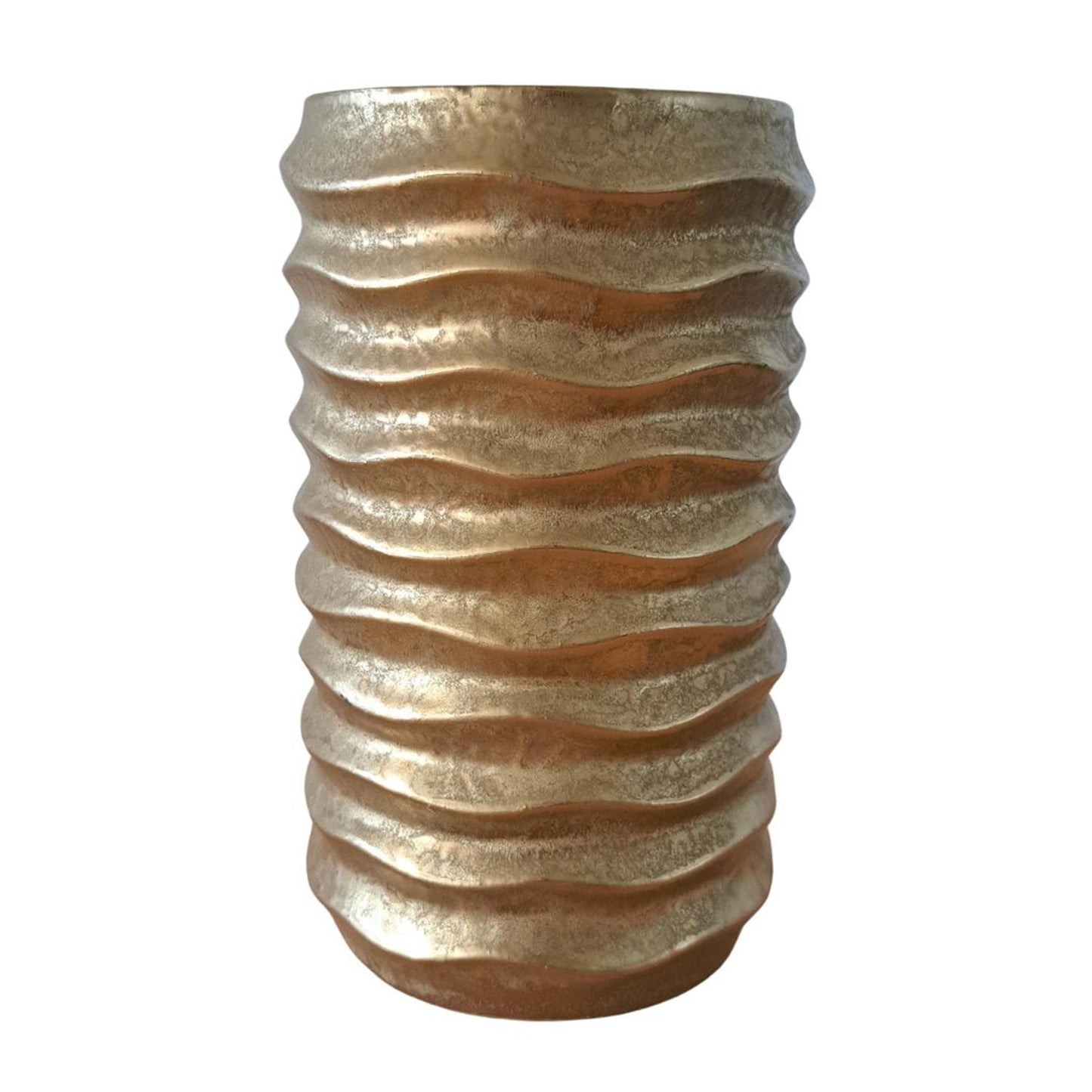Ptmd Blumentopf Lodas Gold 12x12x20cm