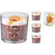 Home Styling Duftkerze im Glas 7,5cm 3sort