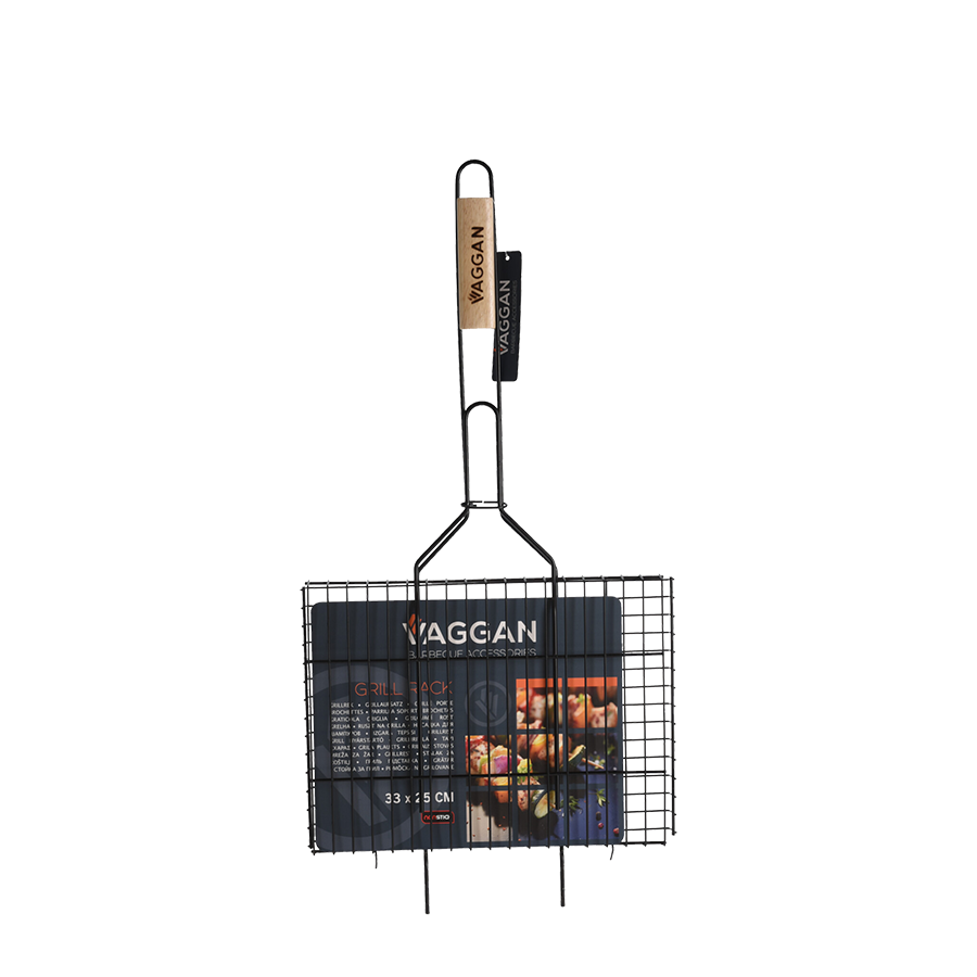 Vaggan Barbecue Hamburgergrill schwarz 33x25cm