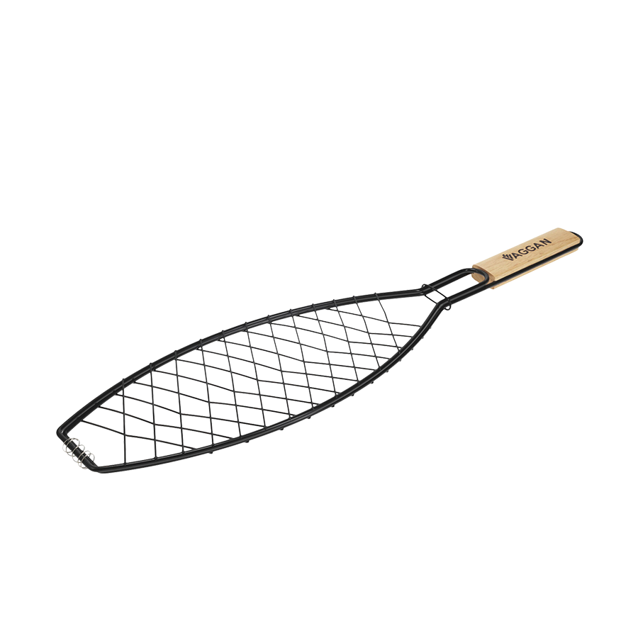 Vaggan Barbecue Fischgrill schwarz 35x14cm