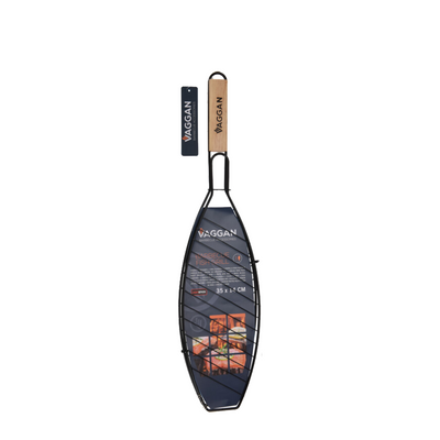 Vaggan Barbecue Fischgrill schwarz 35x14cm