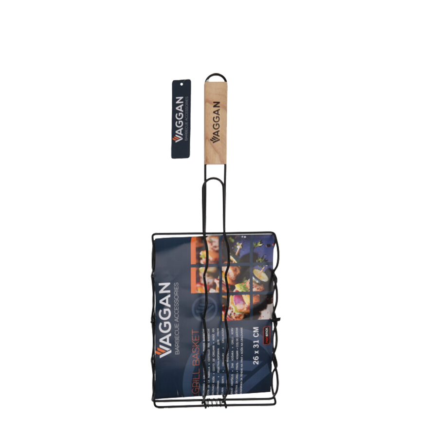 Vaggan Barbecue-Würstchengrill schwarz 26x31cm