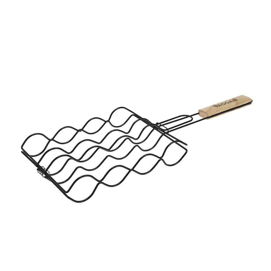 Vaggan Barbecue-Würstchengrill schwarz 26x31cm