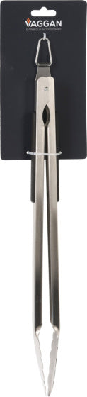 Vaggan Barbecue Tang Edelstahl XL Anti -Slip 51 cm Silber