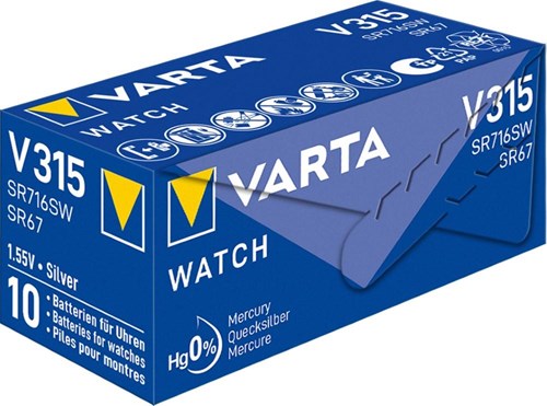 Varta 315 SR67 10 Stück im Karton