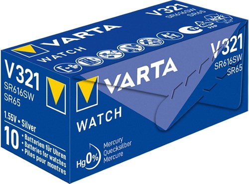 Varta 321 SR65 10 Stück im Karton