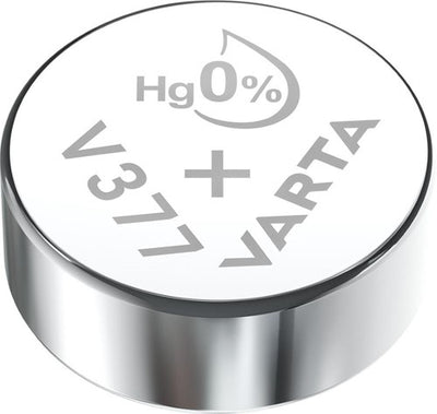 Varta -Knopfzelle Batterie V377 SR626 Uhr