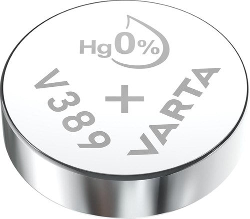 Varta V389 Knoop Cell Battery Silber