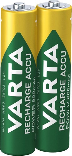Varta -Batterie wiederaufladbare AAA 800mah (P2)