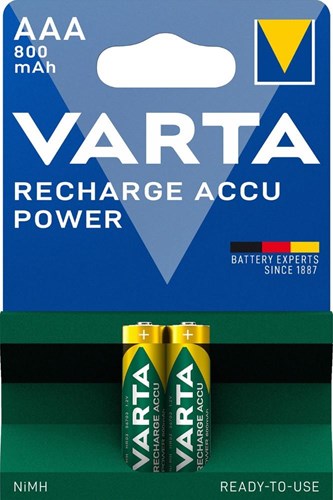 Varta -Batterie wiederaufladbare AAA 800mah (P2)