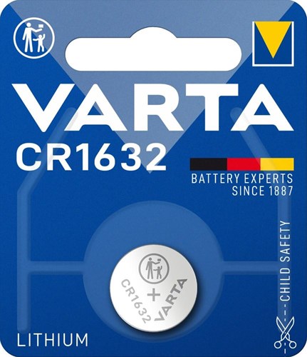 Varta -Knopfzelle Batterie CR1632 Lithium 3V