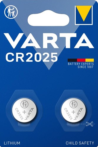 Varta CR2025 Knoop Cell -Batterien 2 Teile