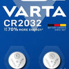 Varta CR2032 Knoop Cell -Batterien 2 Teile