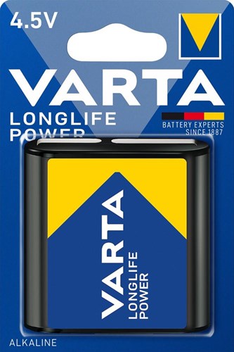 Varta Hochenergiealkalisch 4,5 V 3LR12 Flat Battery Blister 34912