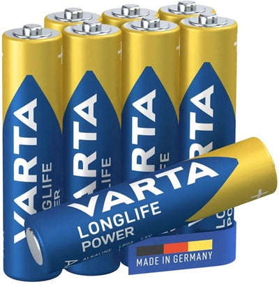 Varta -Batterie AAA 4+4 Alkaline Longlife Power