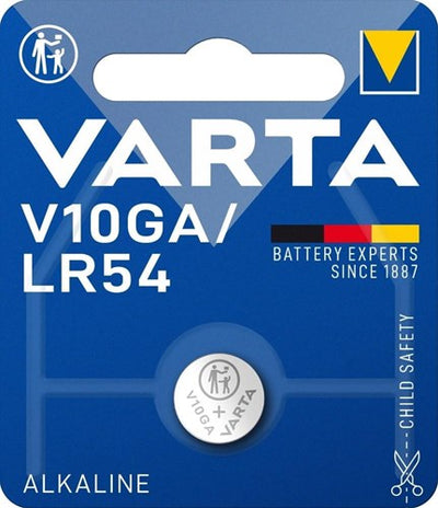 Varta lr54 v10ga pro Stück auf Blister 2913522