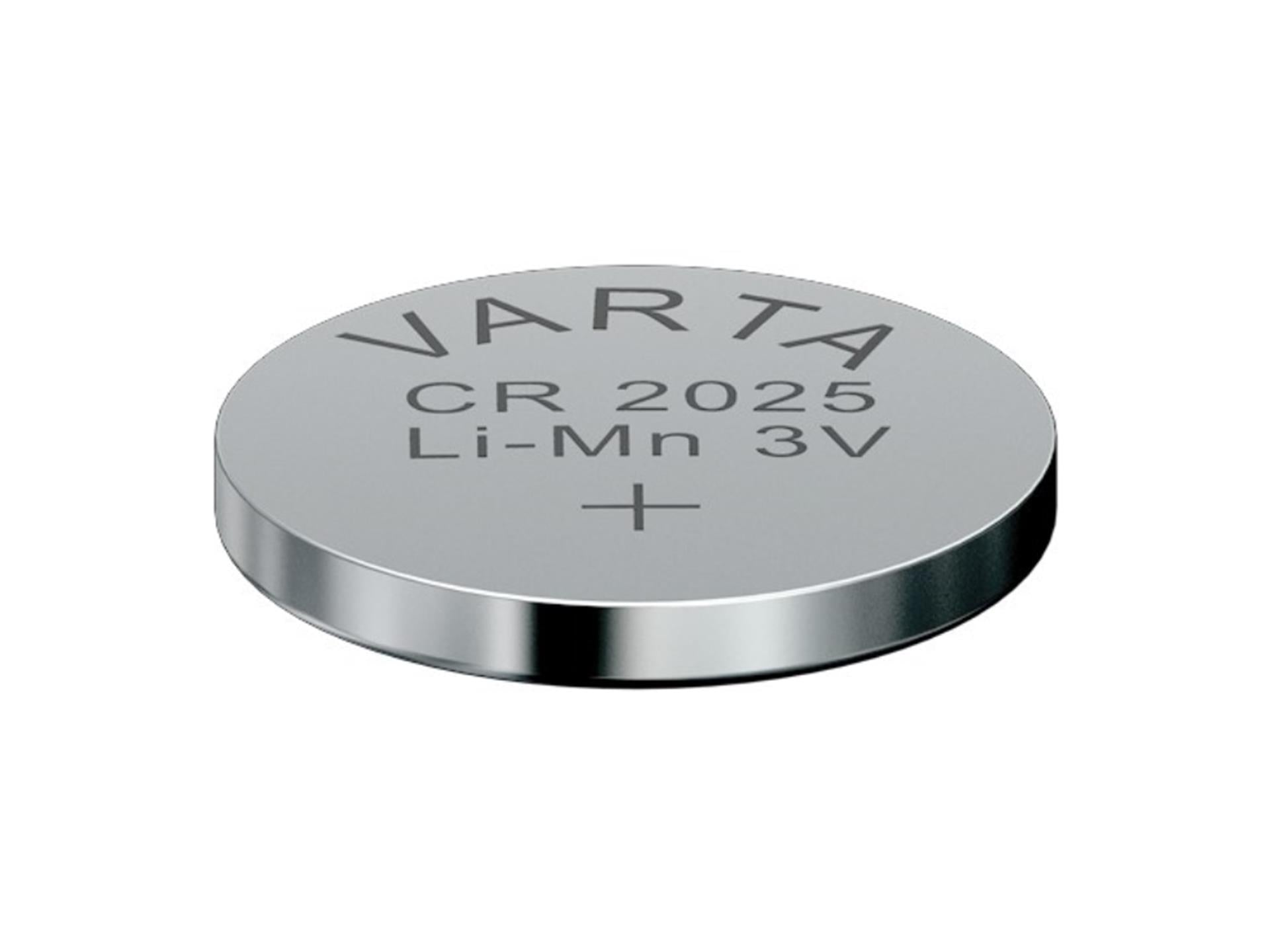Varta Knopfzellenbatterie CR2025 Lithium 3V