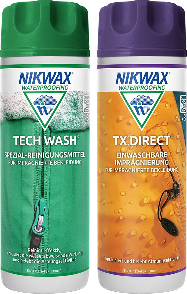 Nikwax Tech Wash + TX-Direct – Waschmittel