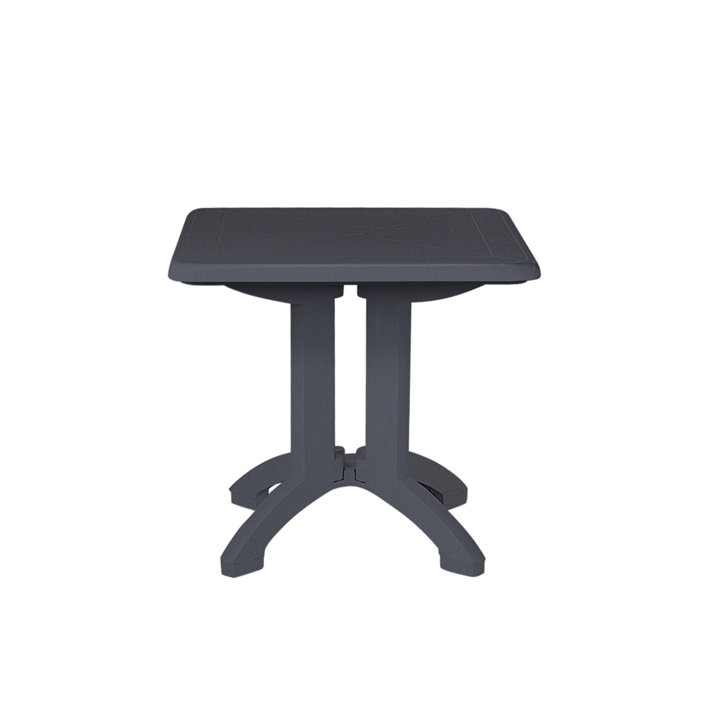 Grosfillex Vega Tisch 80x80cm Anthrazit
