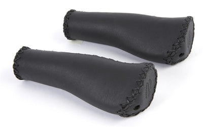 Velo Handle Leder Ergo 135 135mm Schwarz