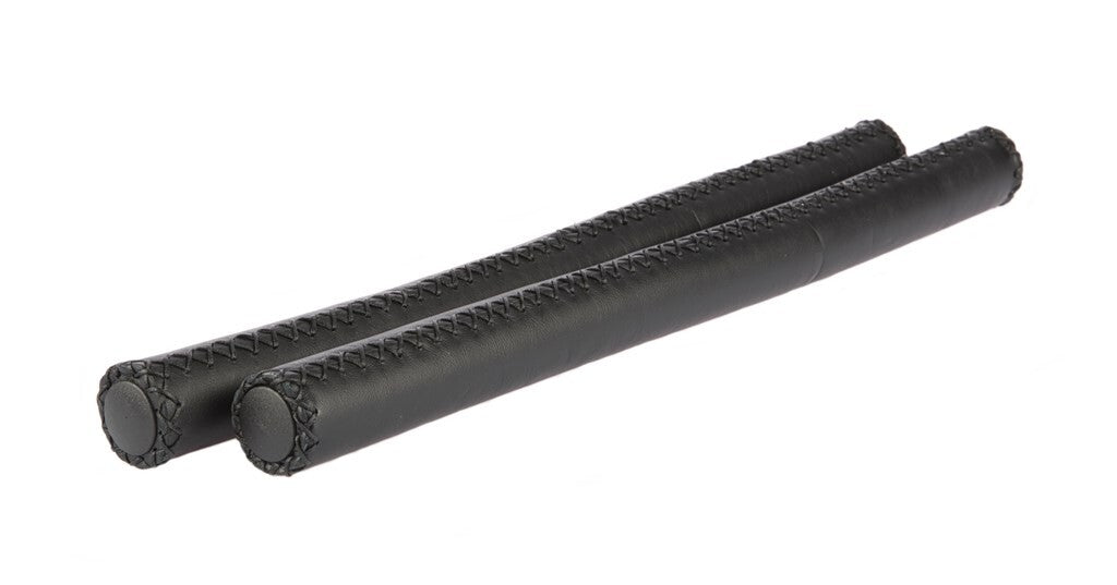 Lenkergriffe Leder 40 cm Ø22,2 mm schwarz pro Satz