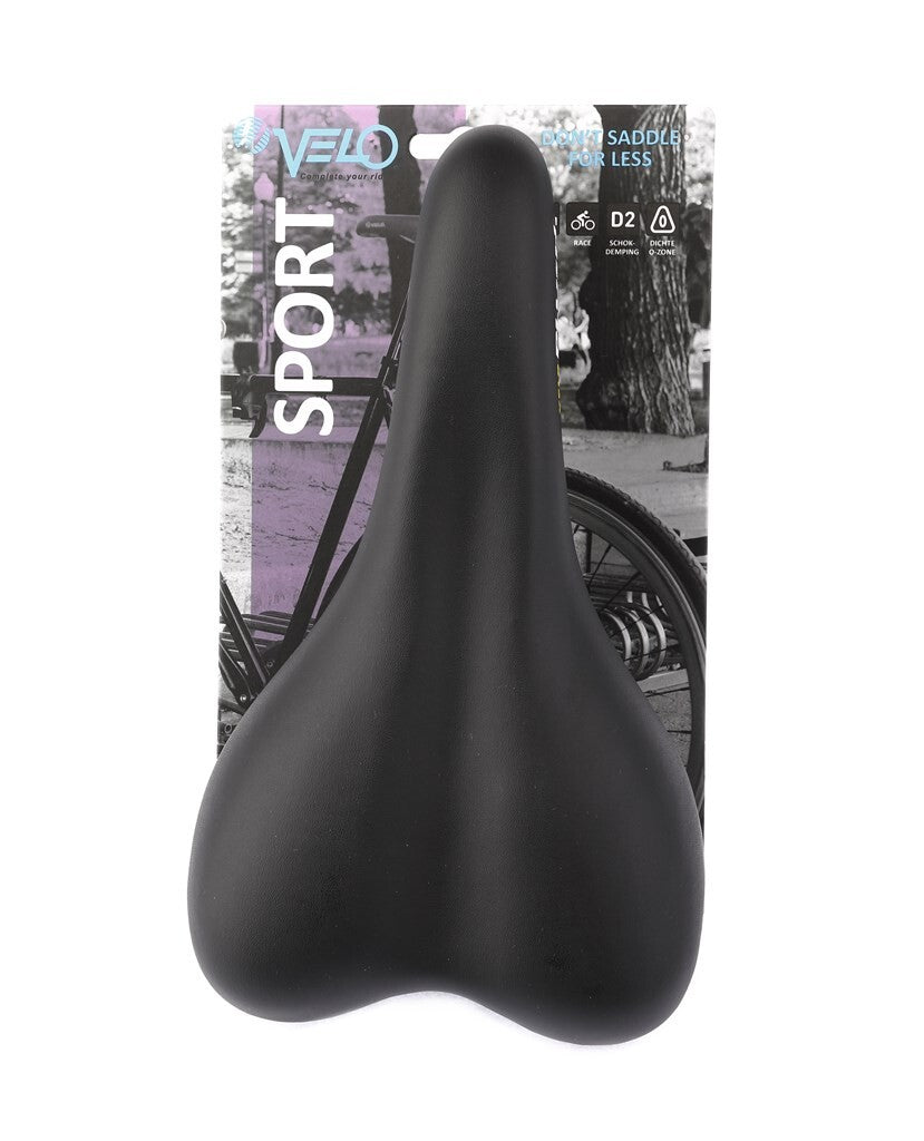 Velo-Sattel Plush Sport VL-3011 schwarz