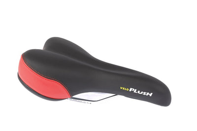 Velo-Sattel Plush Sport VL-3011 schwarz rot