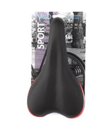 Velo-Sattel Plush Sport VL-3011 schwarz rot - afbeelding 2