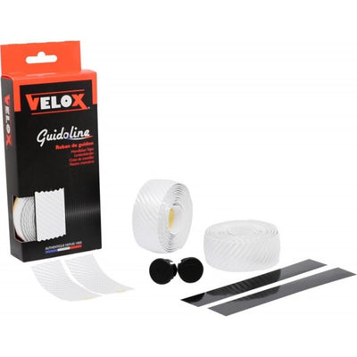 Velox Guidoline Lenkerband Carbon-Look ø2,5x3,0mm 175cm weiß