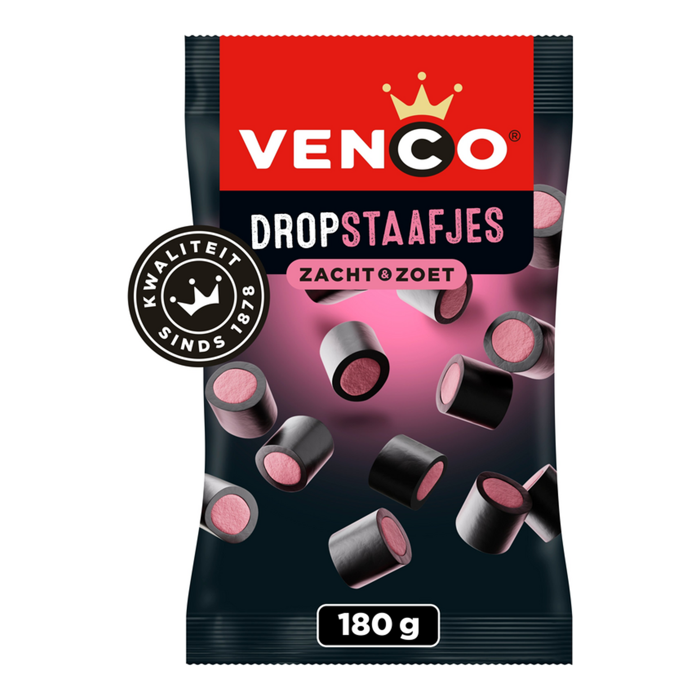 Venco Lakritzstangen Beutel (12x 180 gr)