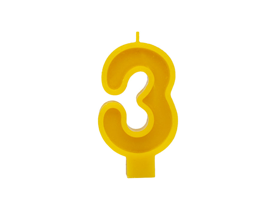 Kalina Geburtstag Kerze Nummer 3