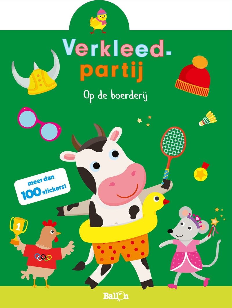 Dress -up Party Stickerboek: Auf der Farm