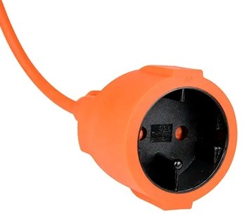 Verlängerungskabel | PVC | orange | 2x1,5qmm | 20m | Technik
