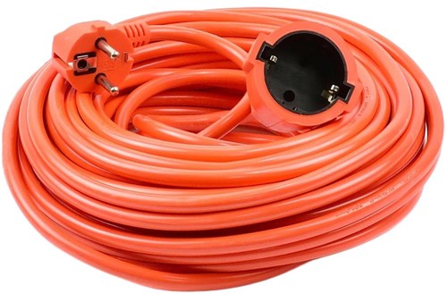 Verlängerungskabel | PVC | orange | 3x1,5qmm | 20m | Technik