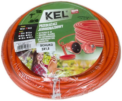 Verlängerungskabel PVC orange 3x1,5qmm 40m - 1167058