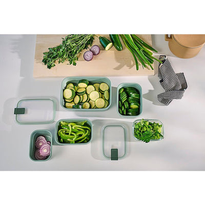 Mepal Frischhaltedosen easyclip 3-teilig salbei