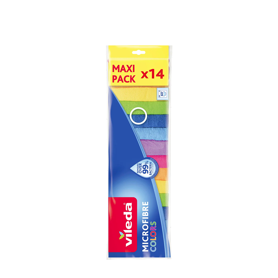 Vileda Mikrofasertücher Farben 14 Stück