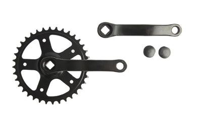 Vinty Kurbelgarnitur 36t Spirale 130mm 1 8 schwarz
