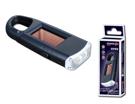 PowerPlus Taschenlampe Viper mit Carabiner