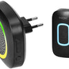 Virone Funk-Türklingel-Set 300 m schwarz Plug-in + RGB – 8415501
