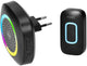 Virone Funk-Türklingel-Set 300 m schwarz Plug-in + RGB – 8415501