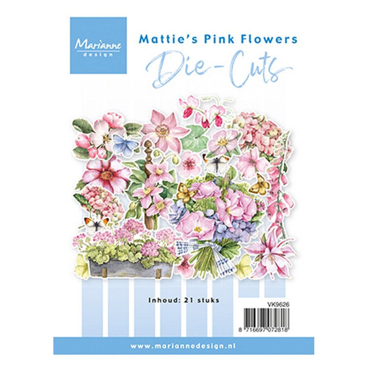 Marianne Design • stanzt Matties rosa Blumen