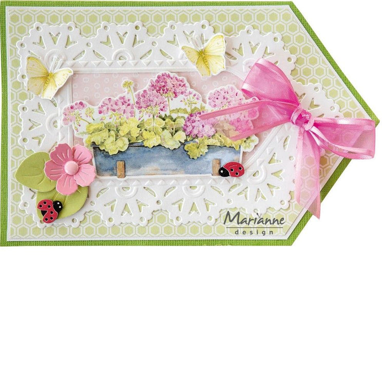 Marianne Design • stanzt Matties rosa Blumen