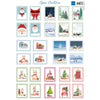Marianne Design • Ausschneidebogen mit klassischen Weihnachtsbriefmarken