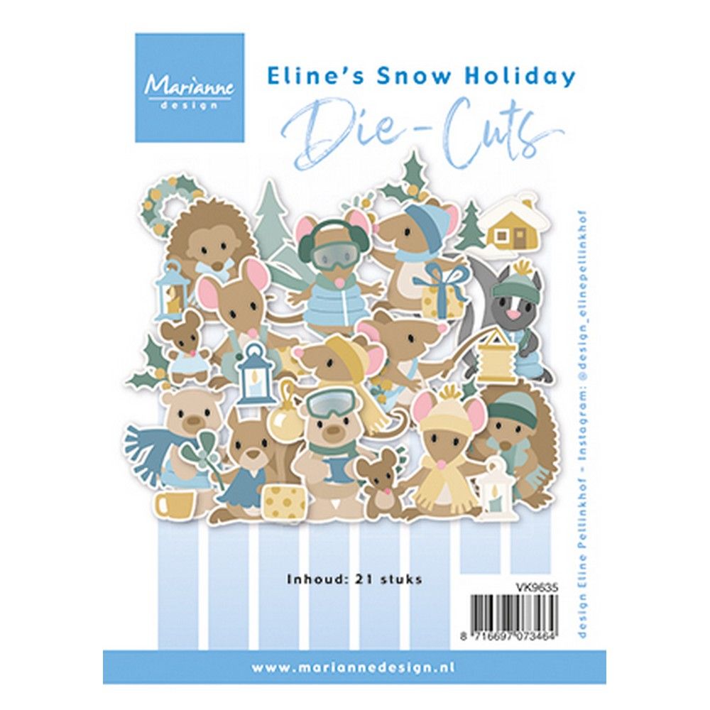 Marianne Design • stanzt Elines Schneeurlaub