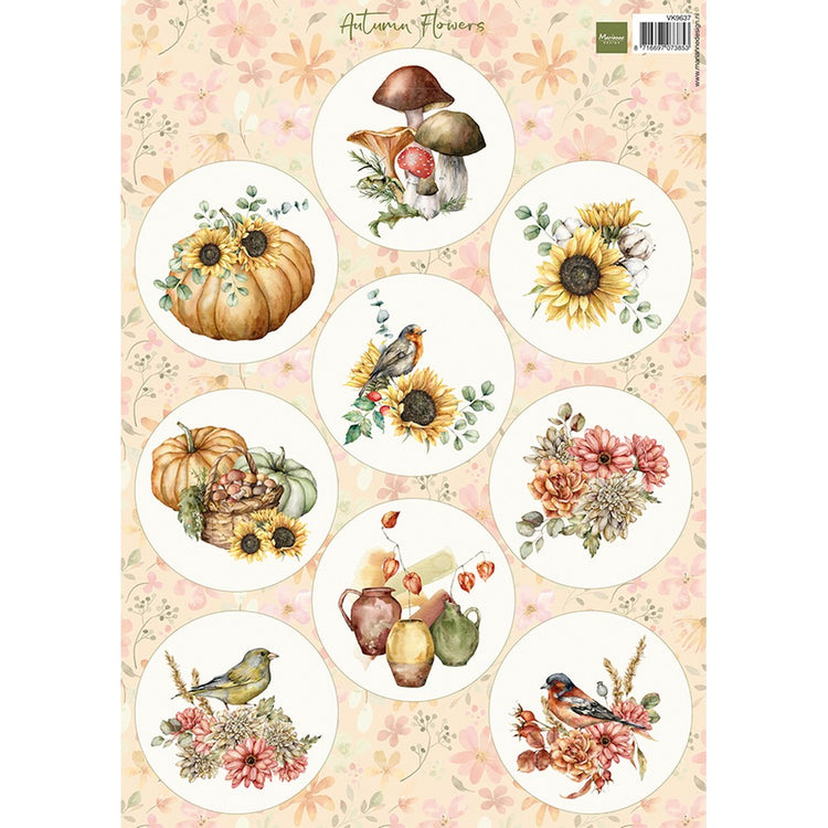 Marianne-Design • Decoupage-Herbstblumen