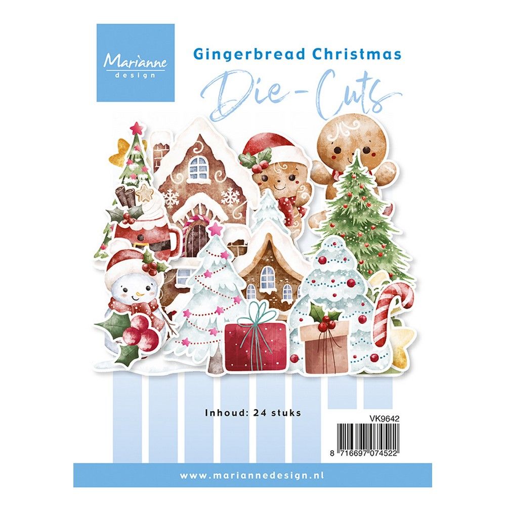 Marianne Design • Stanzformen Lebkuchen Weihnachten A6, 24 Stück